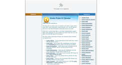Desktop Screenshot of gratisweb.se