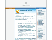 Tablet Screenshot of gratisweb.se